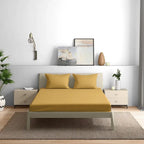 300TC Solid Colour King size Bedsheet with 2pc Pillow Cover - grahsajja