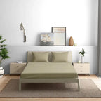 300TC Solid Colour King size Bedsheet with 2pc Pillow Cover - grahsajja