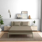 300TC Solid Colour King size Bedsheet with 2pc Pillow Cover - grahsajja