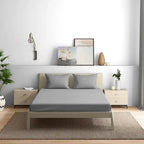 300TC Solid Colour King size Bedsheet with 2pc Pillow Cover - grahsajja