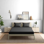 300TC Solid Colour King size Bedsheet with 2pc Pillow Cover - grahsajja