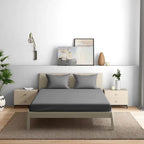 300TC Solid Colour King size Bedsheet with 2pc Pillow Cover - grahsajja