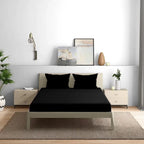300TC Solid Colour King size Bedsheet with 2pc Pillow Cover - grahsajja