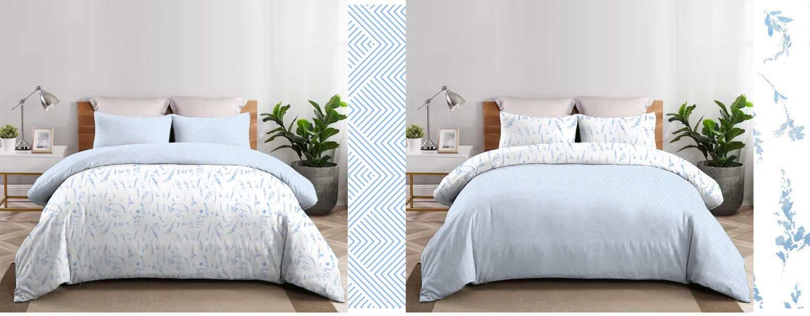 Winter Quilt/Comforter Reversible 350GSM Printed - grahsajja