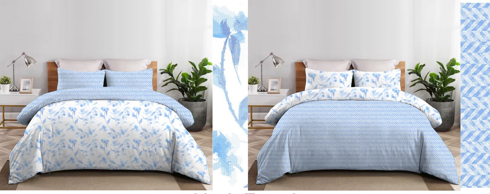 Winter Quilt/Comforter Reversible 350GSM Printed - grahsajja