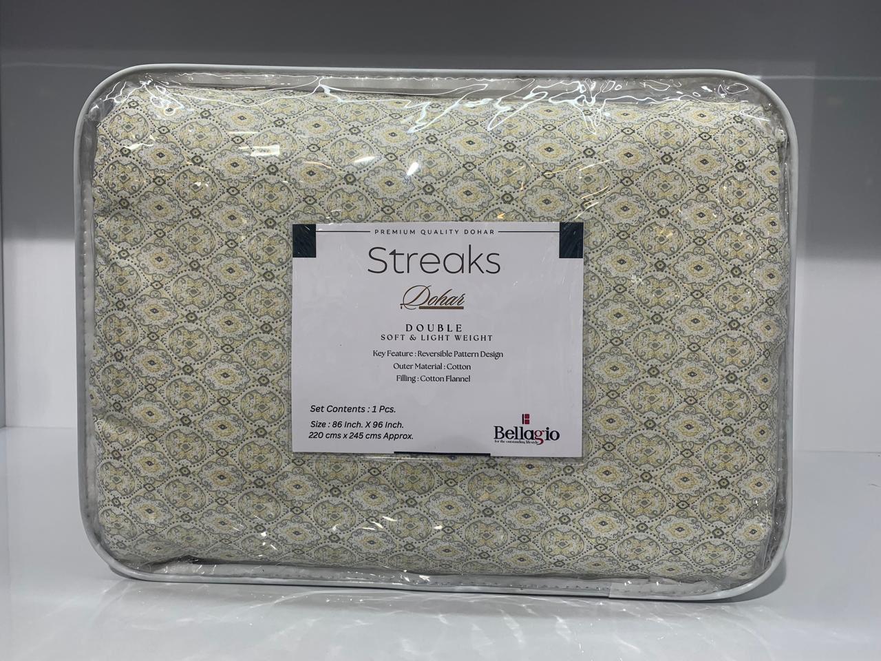 Streak Dohar Cotton double bed