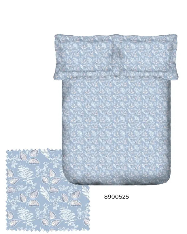 Portico New York Whispering Tales Multicolour Cotton Super King Bedsheet Set - 274x274cm - 3Pcs Portico