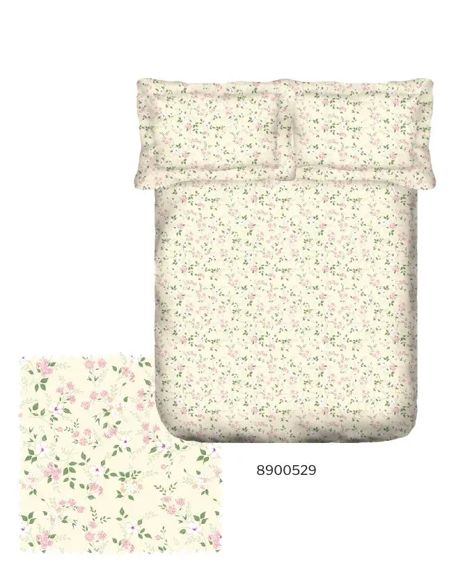 Portico New York Whispering Tales Multicolour Cotton Super King Bedsheet Set - 274x274cm - 3Pcs Portico