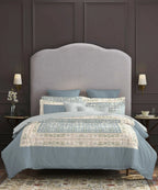 TRIDENT Nectarsoft Elite Collection, King Bedsheet Set, 400TC, 100% Cotton, Azure Trident