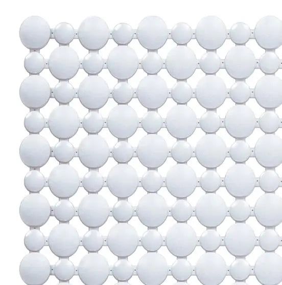 Shower Mat Non Slip for Bathroom, Anti Skid Bathtub Mat (Plastic Stripped- Rubber Base, 39cm x 83cm)- LightGrey - grahsajja