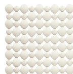 Shower Mat Non Slip for Bathroom, Anti Skid Bathtub Mat (Plastic Stripped- Rubber Base, 39cm x 83cm)- Off white - grahsajja