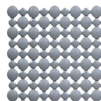 Shower Mat Non Slip for Bathroom, Anti Skid Bathtub Mat (Plastic Stripped- Rubber Base, 39cm x 83cm)- Grey - grahsajja