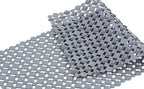 Shower Mat Non Slip for Bathroom, Anti Skid Bathtub Mat (Plastic Stripped- Rubber Base, 39cm x 83cm)- Grey - grahsajja