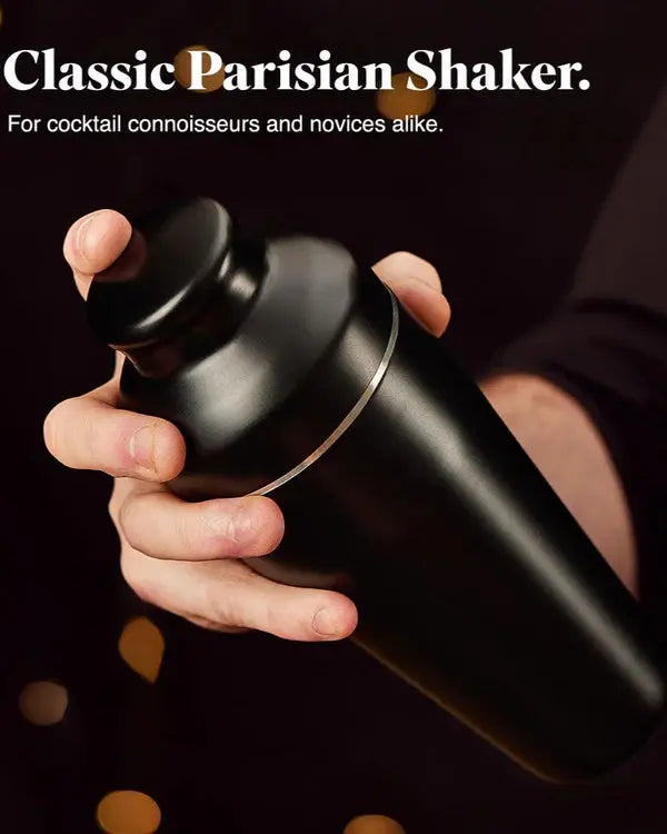 Parisian Matte Black Cocktail Set VonShef