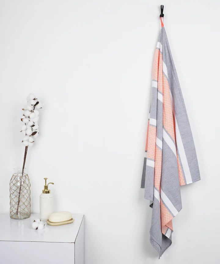 Doctor Towel Brocade Cotton Bath Towel 75 cm X 150 cm - grahsajja