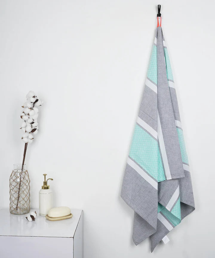 Doctor Towel Brocade Cotton Bath Towel 75 cm X 150 cm - grahsajja