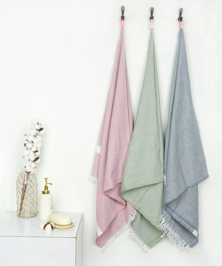 Doctor Towel Cambric Solid Cotton Bath Towel 75 cm X 150 cm - grahsajja