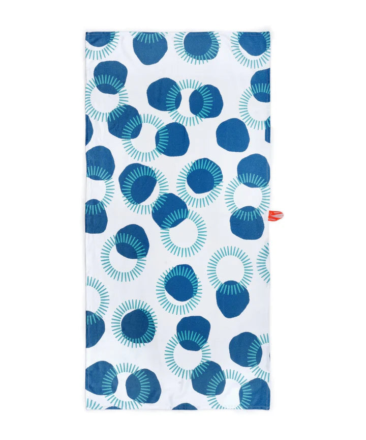 Doctor Towel Circles Bamboo Bath Towel 70 cm X 140 cm - grahsajja