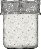 PPORTICO Whispering Tales Multicolour Cotton Super King Bedsheet Set - 274x274cm - 3Pcs - grahsajja