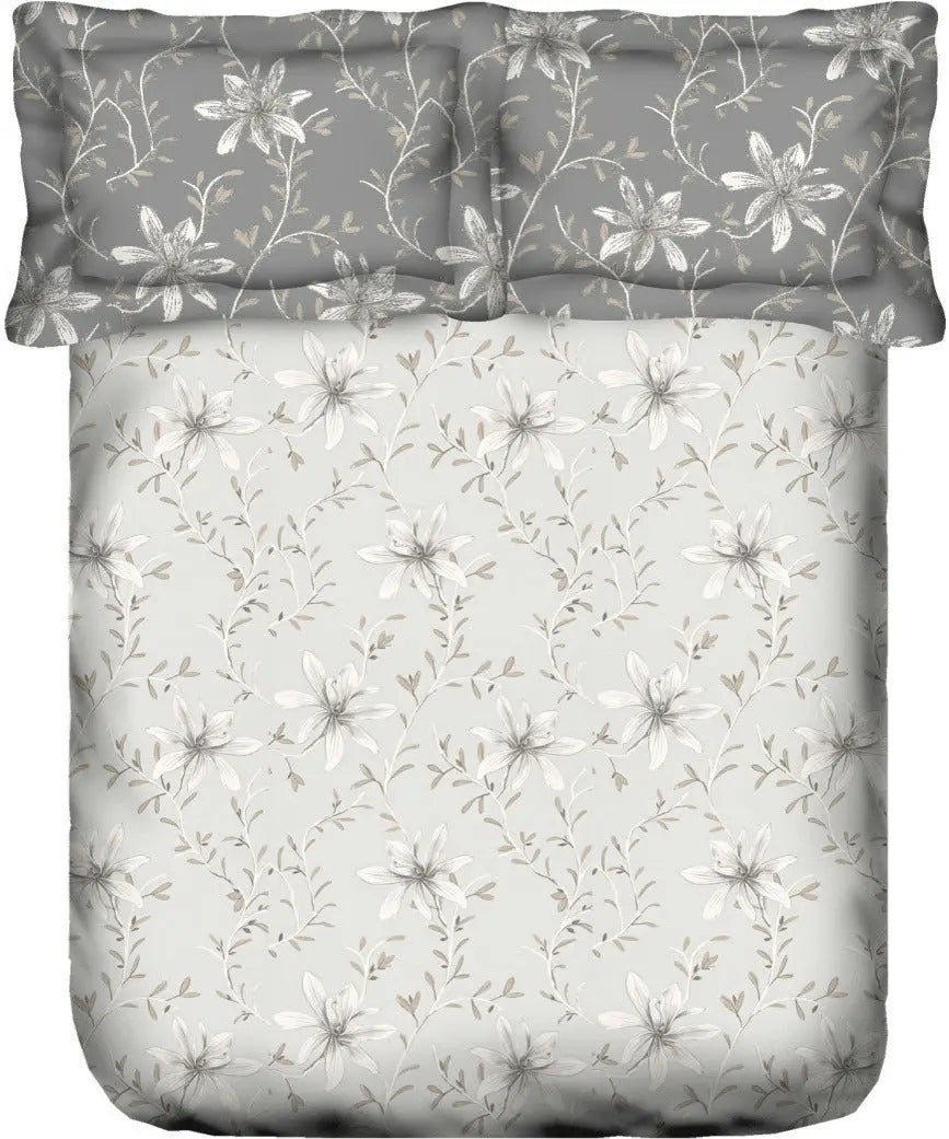 PPORTICO Whispering Tales Multicolour Cotton Super King Bedsheet Set - 274x274cm - 3Pcs - grahsajja