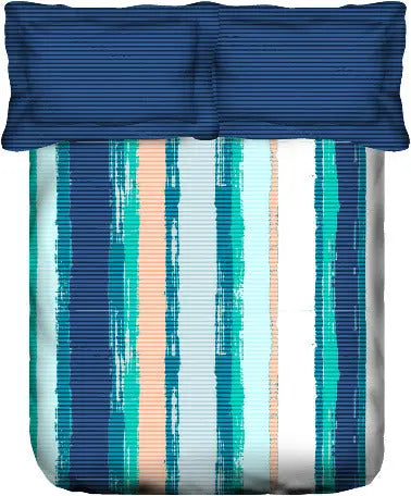 PORTICO MARVELLA Cotton 144TC Printed 3Pcs Bedsheet - grahsajja