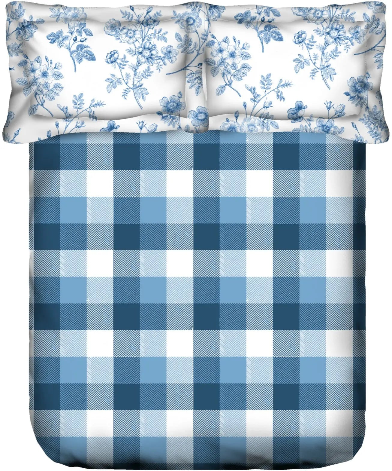 PORTICO MARVELLA Cotton 144TC Printed 3Pcs Bedsheet - grahsajja