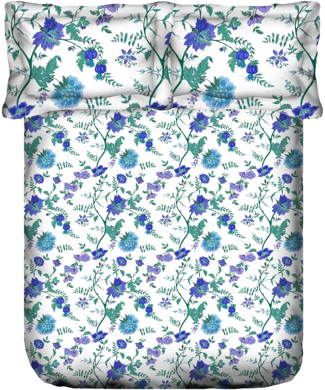 PORTICO MARVELLA Cotton 144TC Printed 3Pcs Bedsheet Set - grahsajja