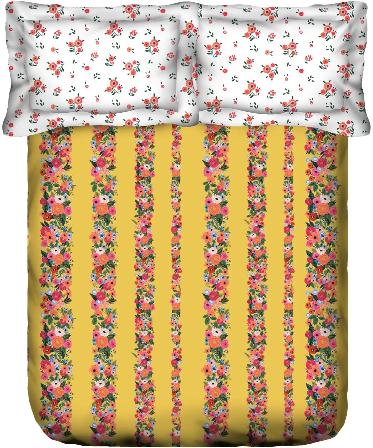 PORTICO MARVELLA Cotton 144TC Printed 3Pcs Bedsheet Set - grahsajja