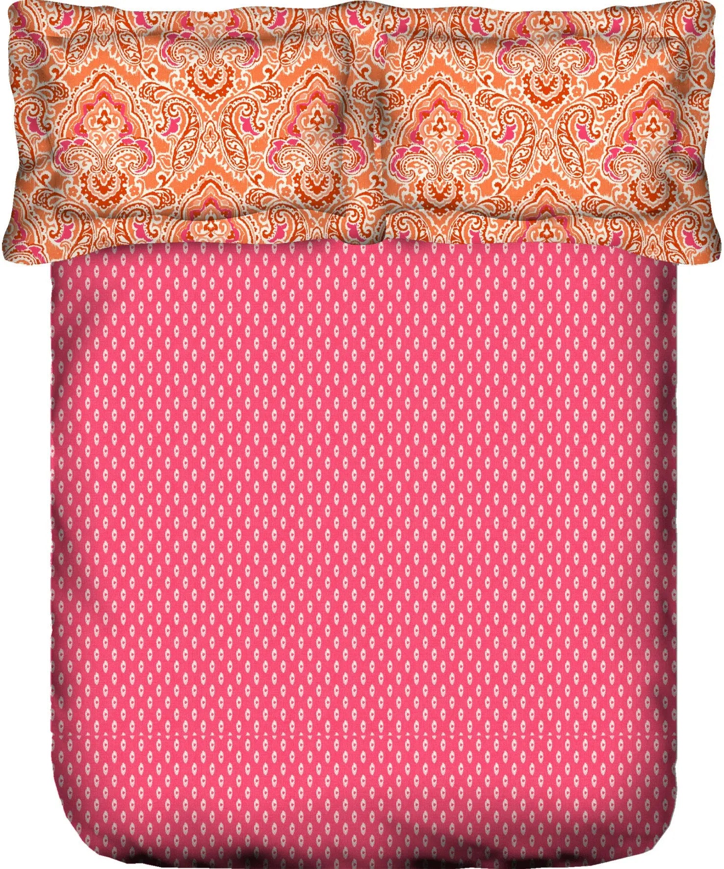 PORTICO MARVELLA Cotton 144TC Printed 3Pcs Bedsheet King Size - grahsajja