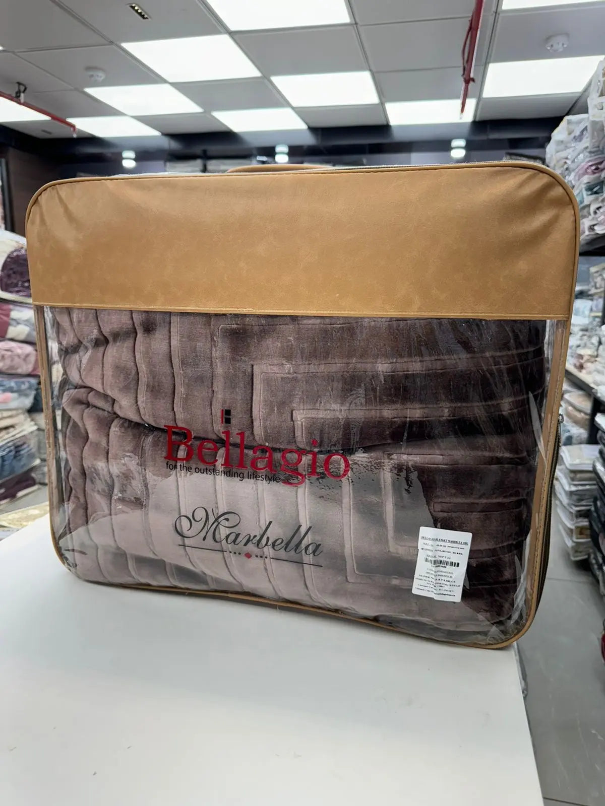 Marbella Mink Blanket Choco - grahsajja
