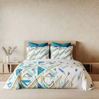 Omega Collection King Size Bedsheet with 2 Pc pillow Covers | D'Decor - grahsajja