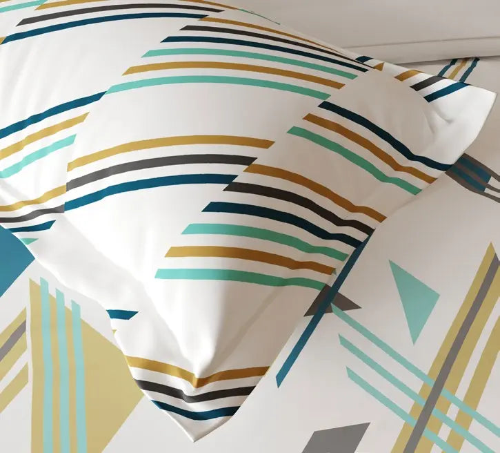 Omega Collection King Size Bedsheet with 2 Pc pillow Covers | D'Decor - grahsajja