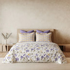 Omega Collection King Size Bedsheet with 2 Pc pillow Covers | D'Decor - grahsajja