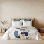 Omega Collection King Size Bedsheet with 2 Pc pillow Covers | D'Decor - grahsajja