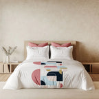 Omega Collection King Size Bedsheet with 2 Pc pillow Covers | D'Decor - grahsajja