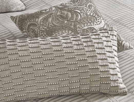 Anna Simona - Oracle 7 Pcs Grey Linen Duvet Ensemble Set