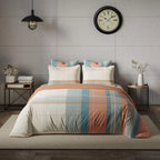 Ddecor Live Beautiful King Size Bedsheet with 4Pc Pillow Covers DEBONAIR | COPPER TAN - grahsajja