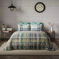 Ddecor Live Beautiful King Size Bedsheet with 4Pc Pillow Covers ETERNIA | BLUE TINT - grahsajja