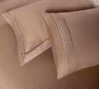 Ddecor Beautiful Living | Luxor Collection 1pc king Size Bedsheet and 4PC Pillow Cover 800TC LATTE - grahsajja