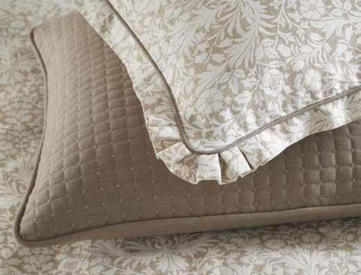 Anna Simona - Willow 7 Pcs Cotton Beige Duvet Emsemble Set