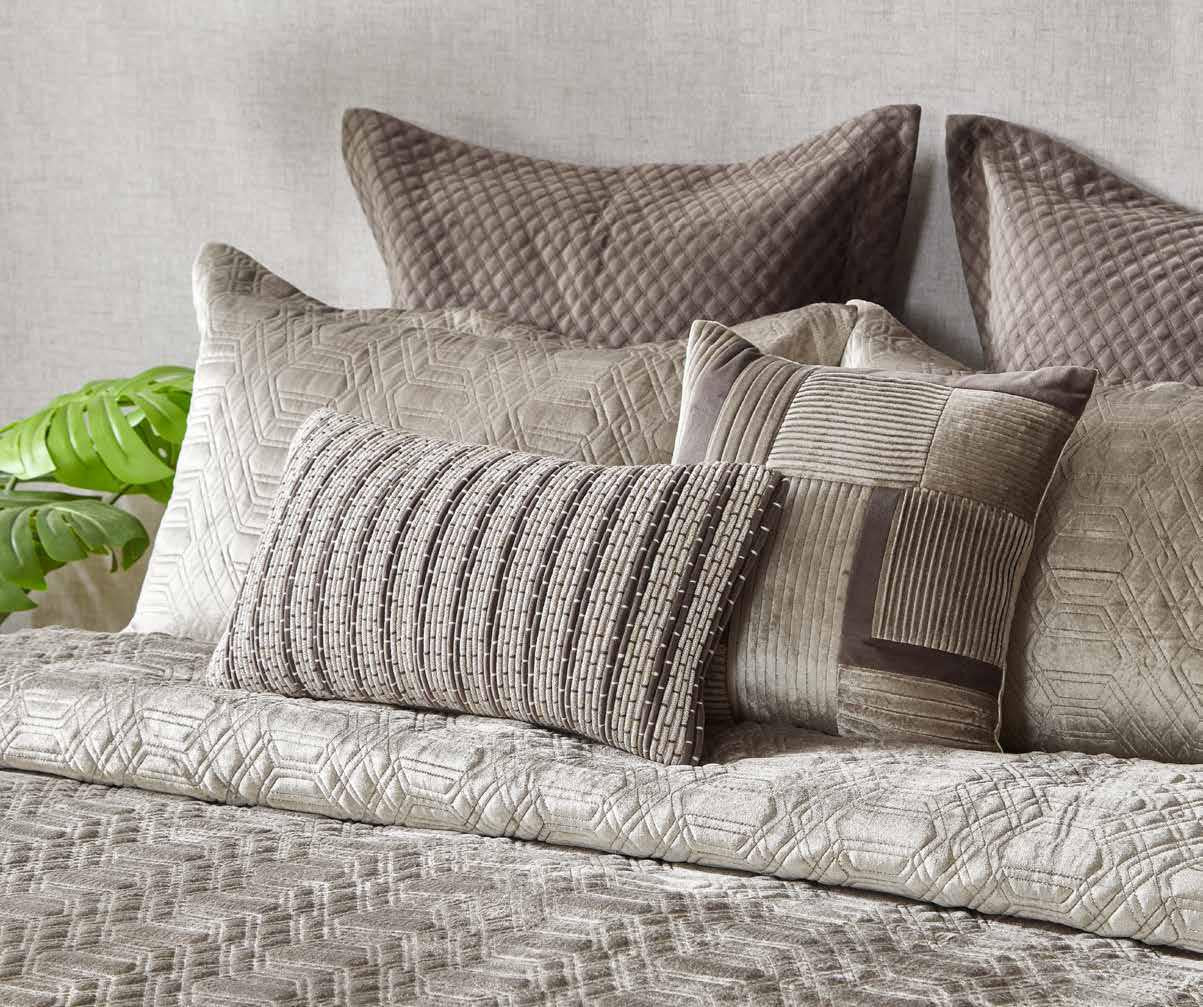 Anna Simona Sapphire Bedspread Velvet