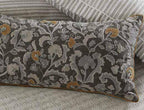 Anna Simona - Realm 7 Pcs Cotton Grey Duvet Ensemble Set