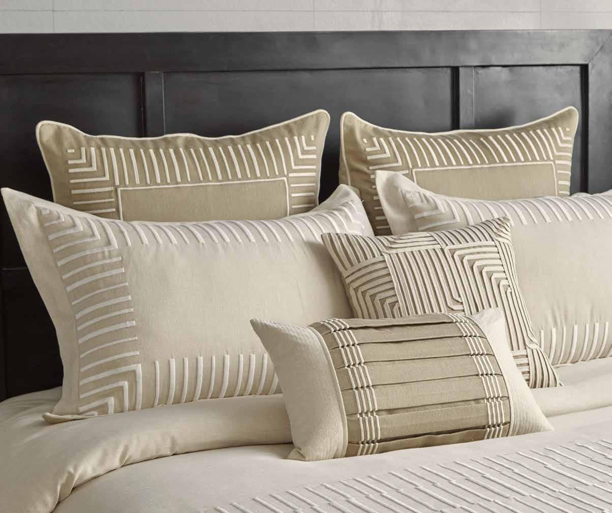 Anna Simona - Duke 7 Pcs Cotton Duvet Ensemble Set (Natural Brown)
