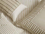 Anna Simona - Duke 7 Pcs Cotton Duvet Ensemble Set (Natural Brown)