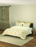 Portico Royale SS2026 Super King 100% Cotton Health Pro Bedsheet Earthy Terracotta Geometric - Design 9100250