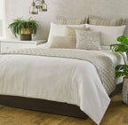 Anna Simona Duvet Ensemble Monarch OFF WHITE