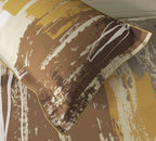Ddecor Live Beautiful King Size Bedsheet with 4Pc Pillow Covers OPULENT | TAN - grahsajja