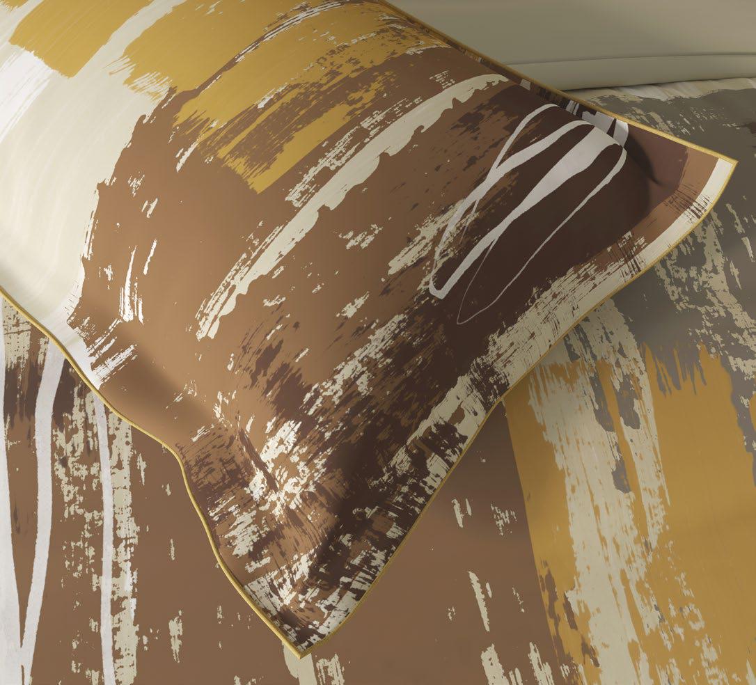 Ddecor Live Beautiful King Size Bedsheet with 4Pc Pillow Covers OPULENT | TAN - grahsajja