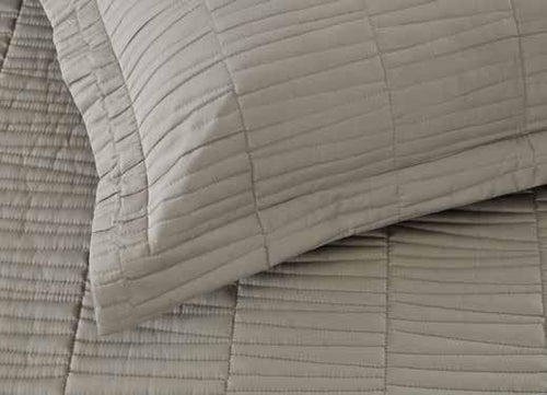 Anna Simona Clinton Bedspread 400 TC Cotton Satin GRAND GREY