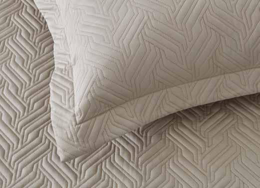Anna Simona Nuance Bedspread 400 TC Cotton Satin Stone